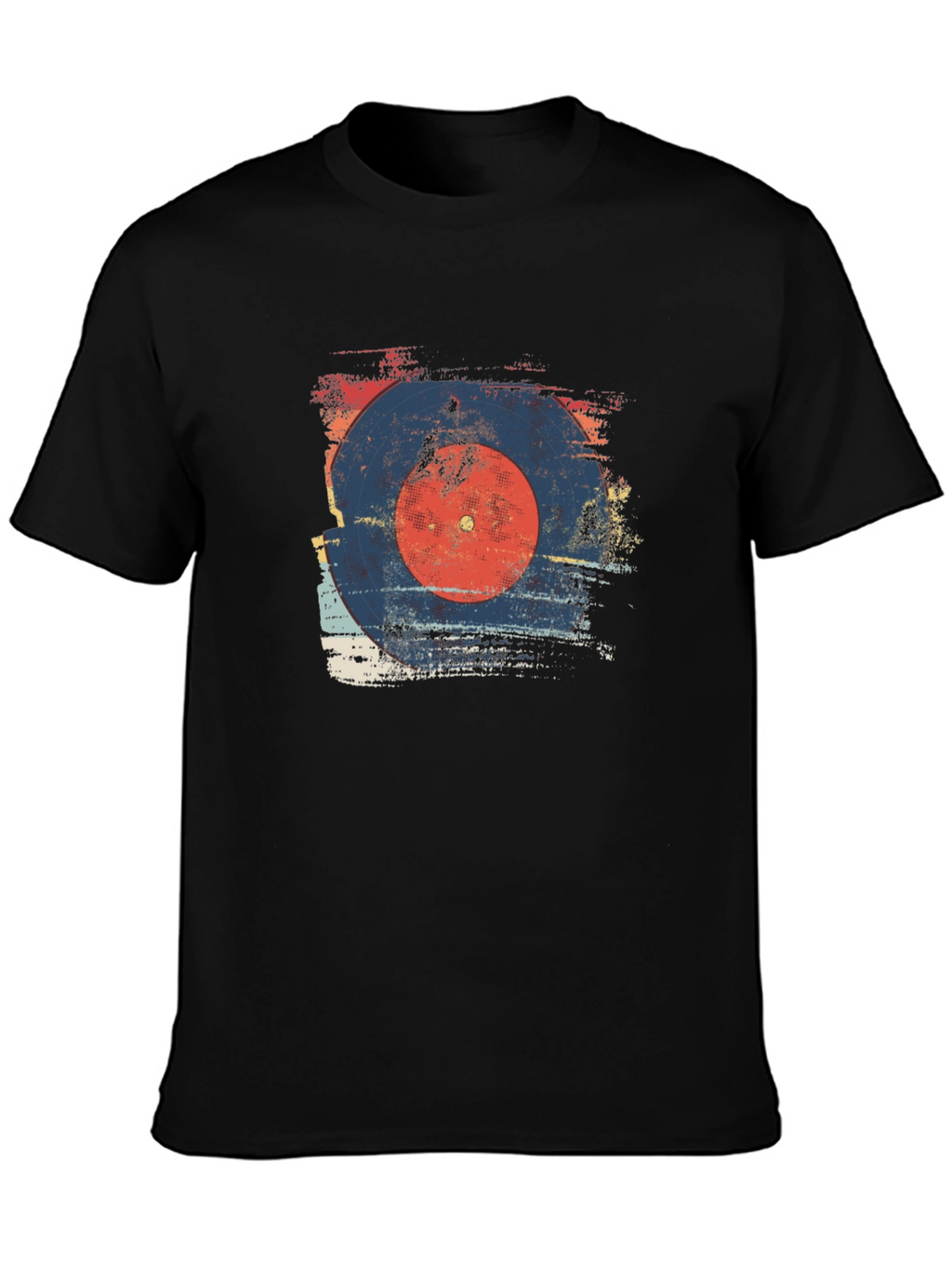 Retro Vinyl Record Graphic Tee