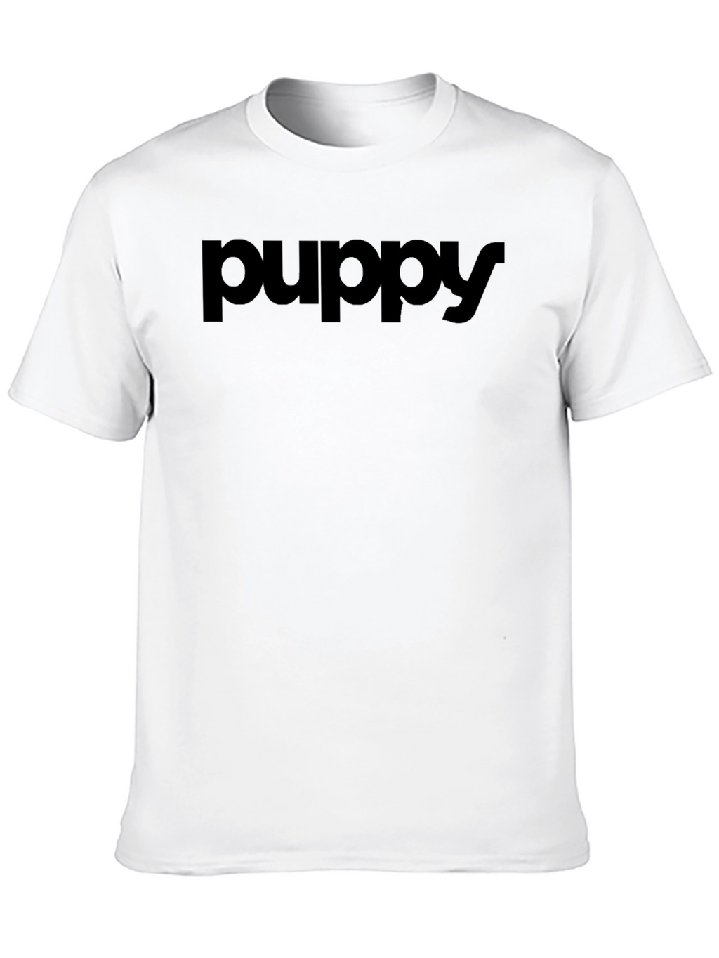 Puppy Black T-Shirt - Casual Style