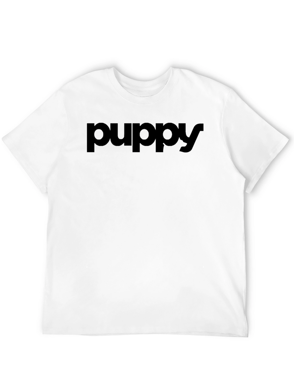 Puppy Black T-Shirt - Casual Style