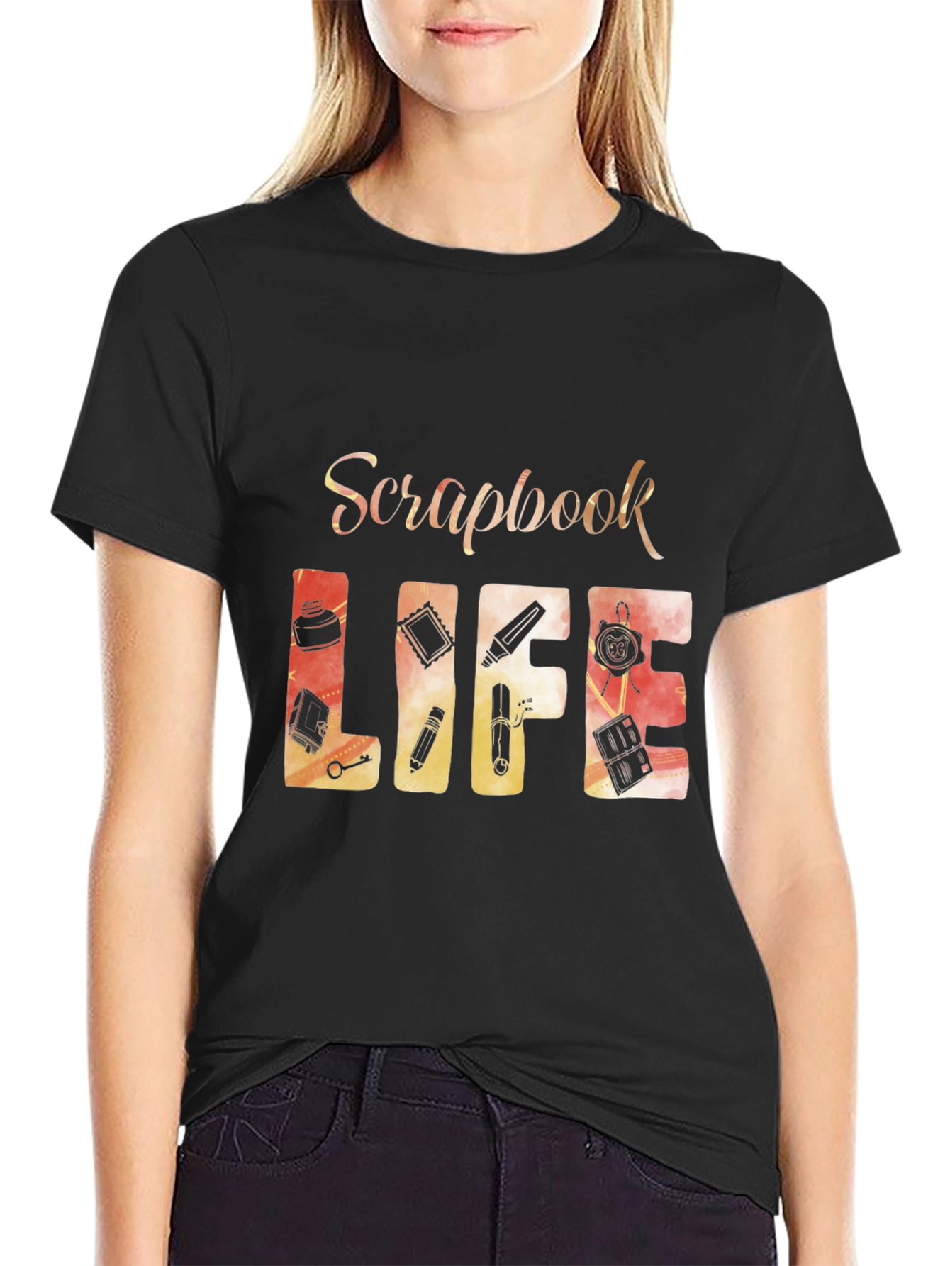Scrapbook Life Graphic T-Shirt