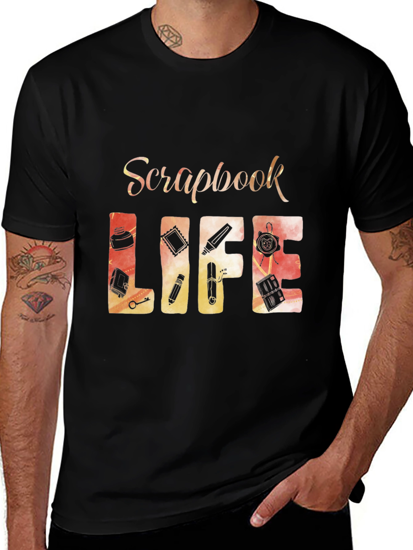 Scrapbook Life Graphic T-Shirt