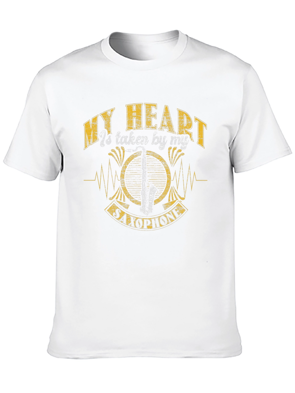 My Heart Saxophone Graphic Tee