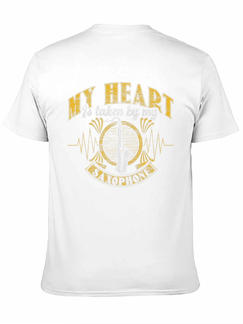 My Heart Saxophone Graphic Tee