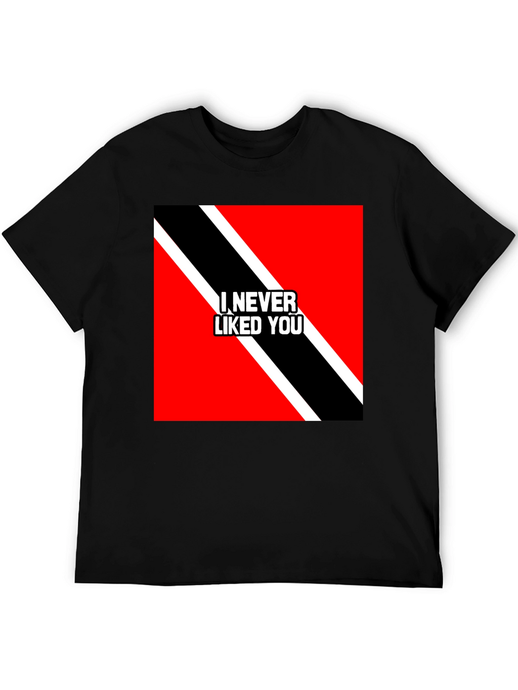 I Never Liked You Graphic Tee - Black