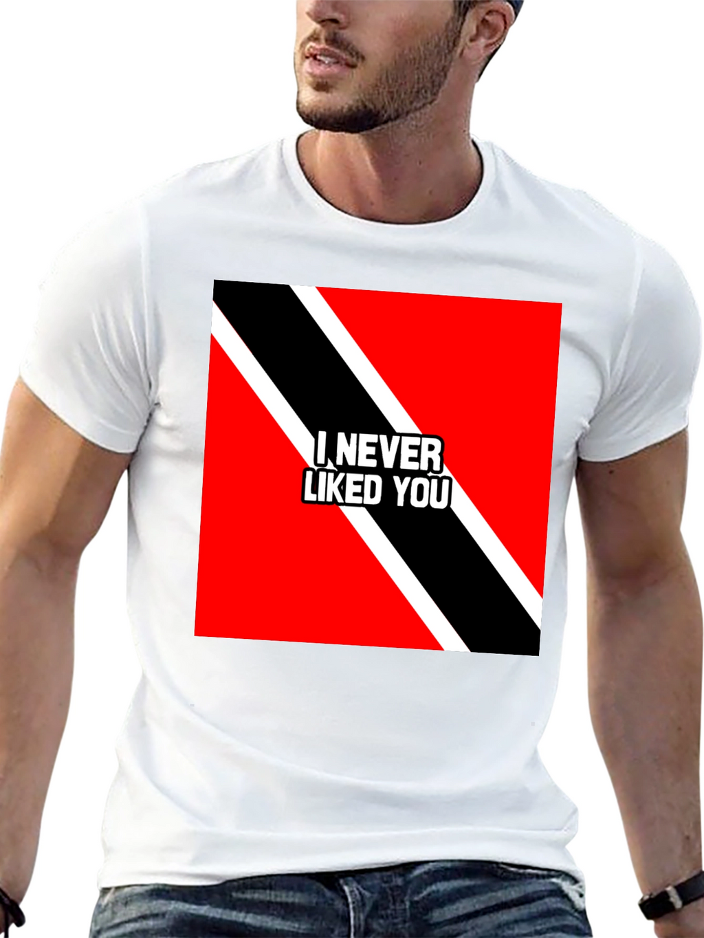 I Never Liked You Graphic Tee - Black