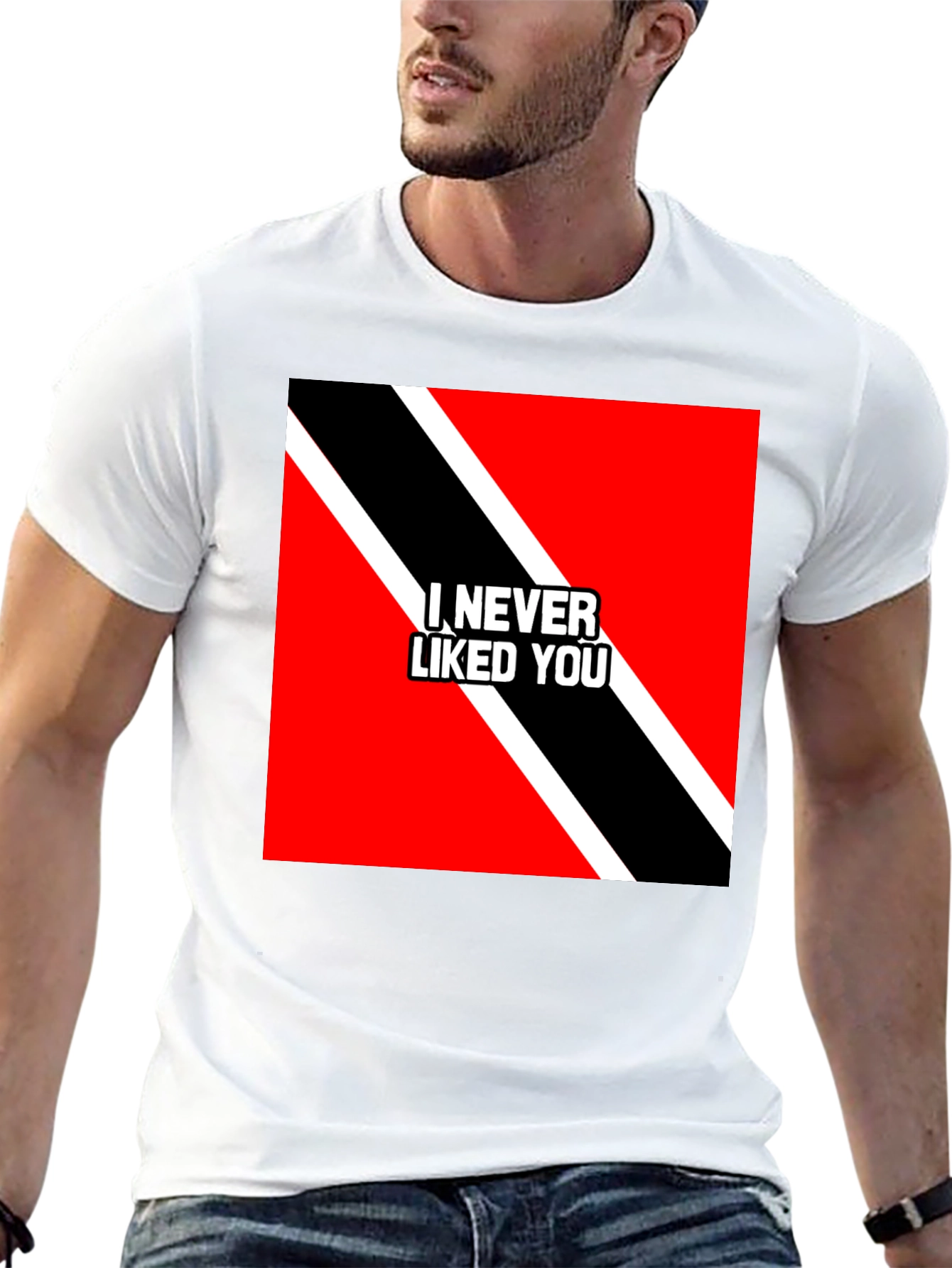 I Never Liked You Graphic Tee - Black