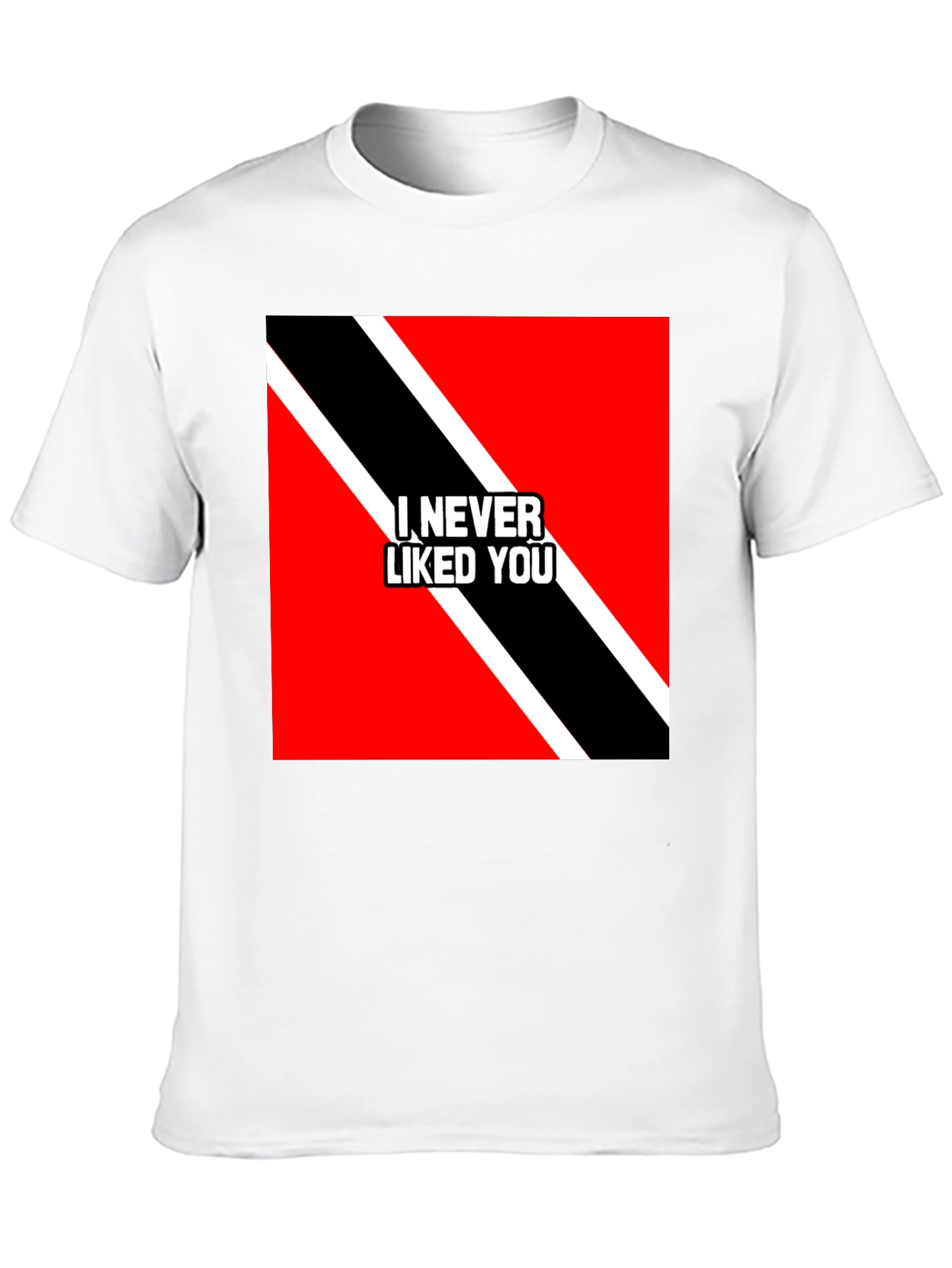 I Never Liked You Graphic Tee - Black