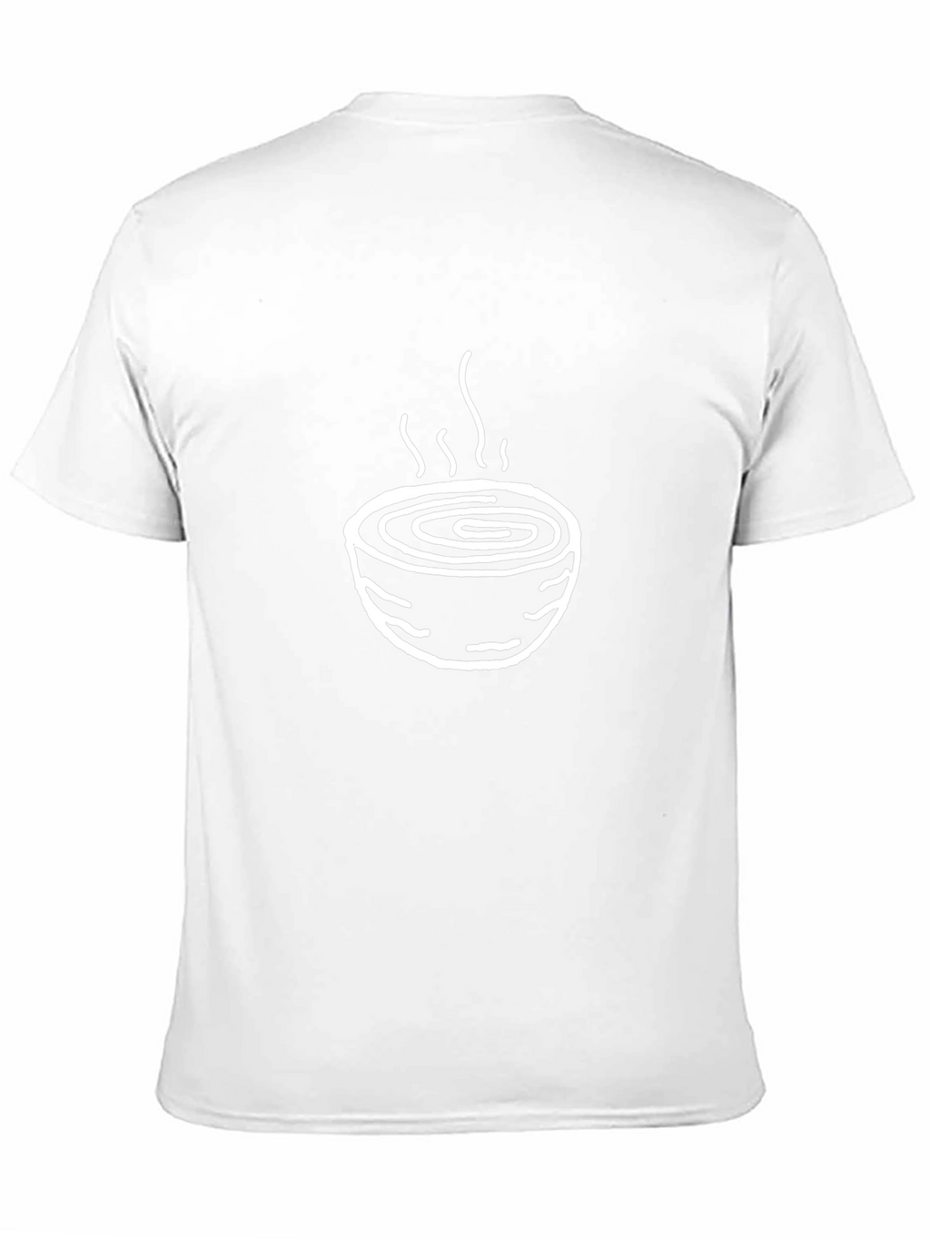 Unique Bowl Graphic Tee - Black Cotton T-Shirt