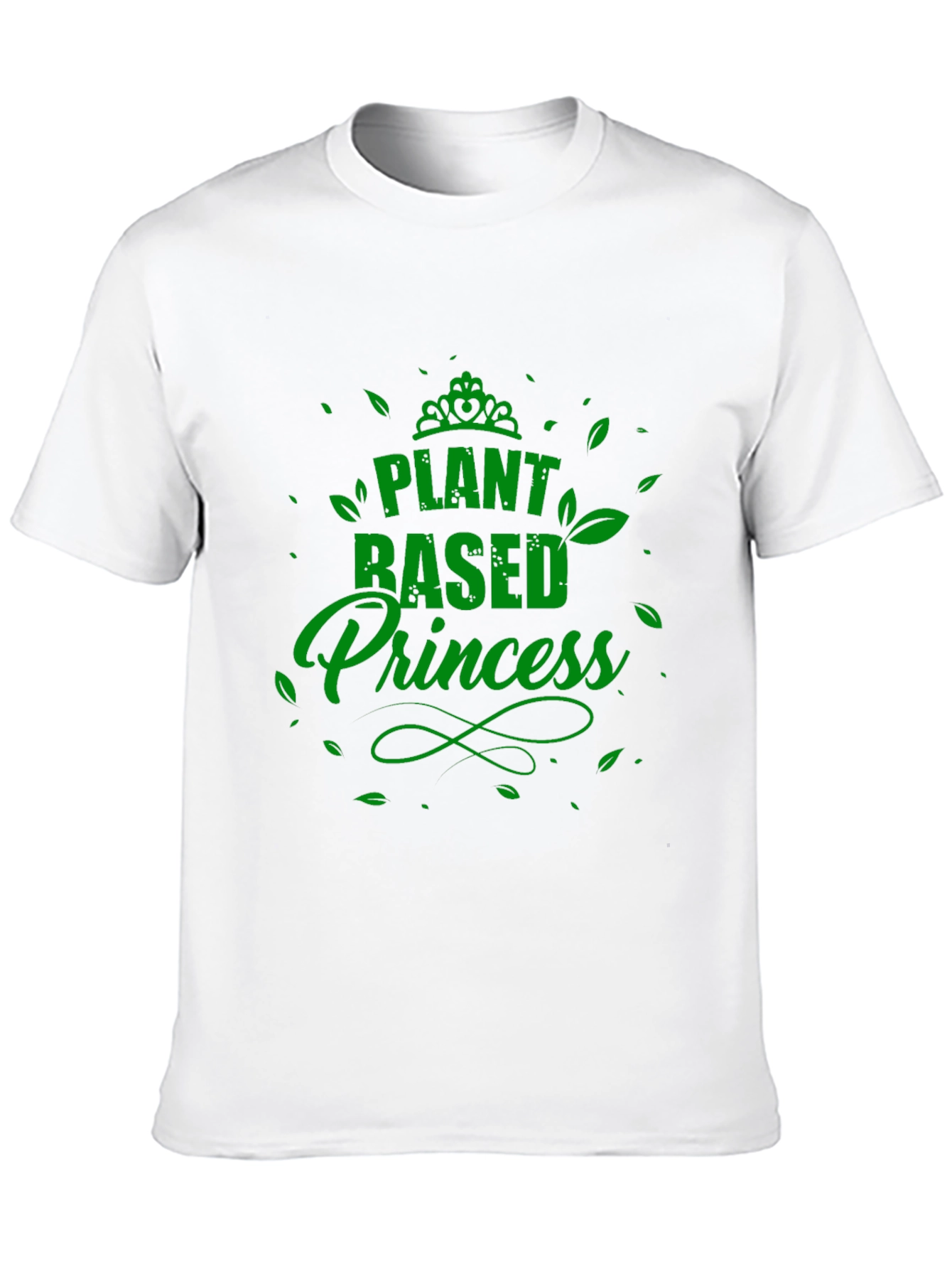 Plant Based Princess Black T-Shirt