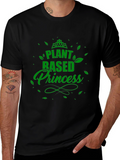 Plant Based Princess Black T-Shirt