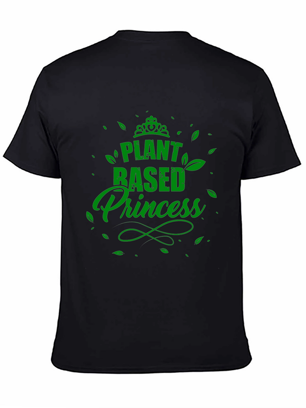 Plant Based Princess Black T-Shirt