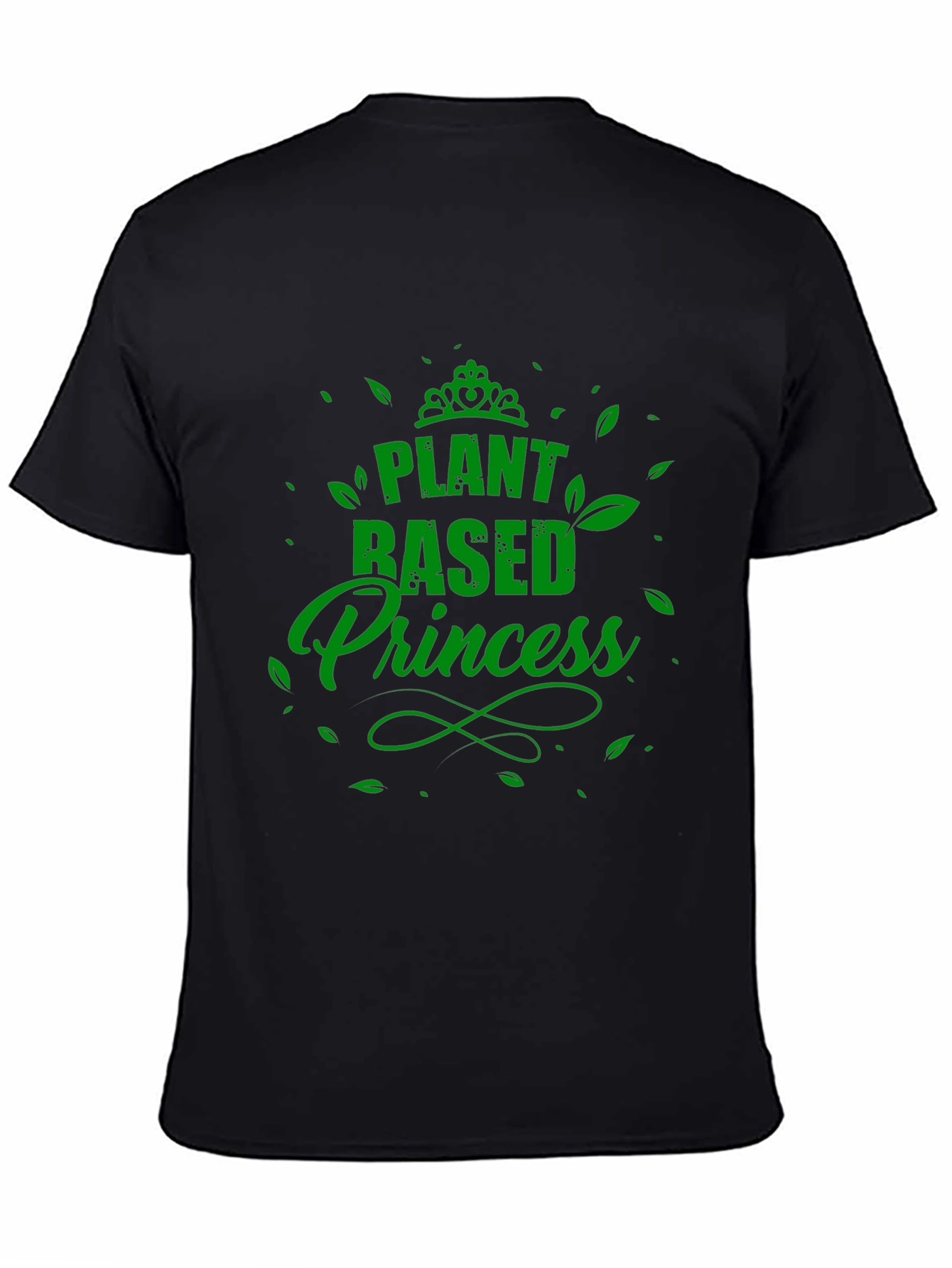 Plant Based Princess Black T-Shirt