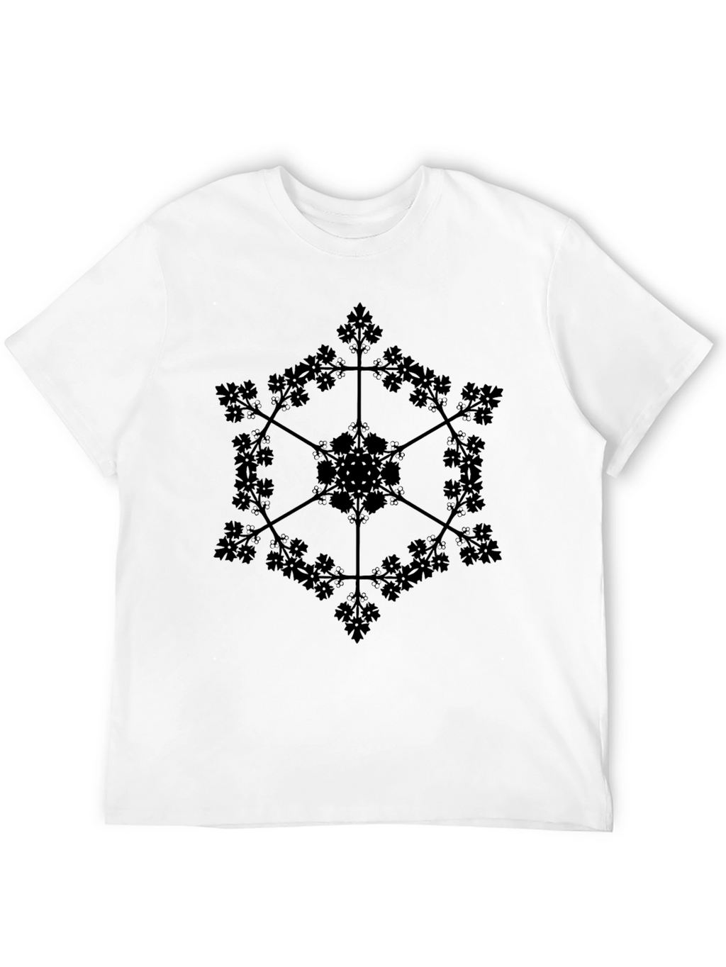 Gothic Snowflake Black T-Shirt