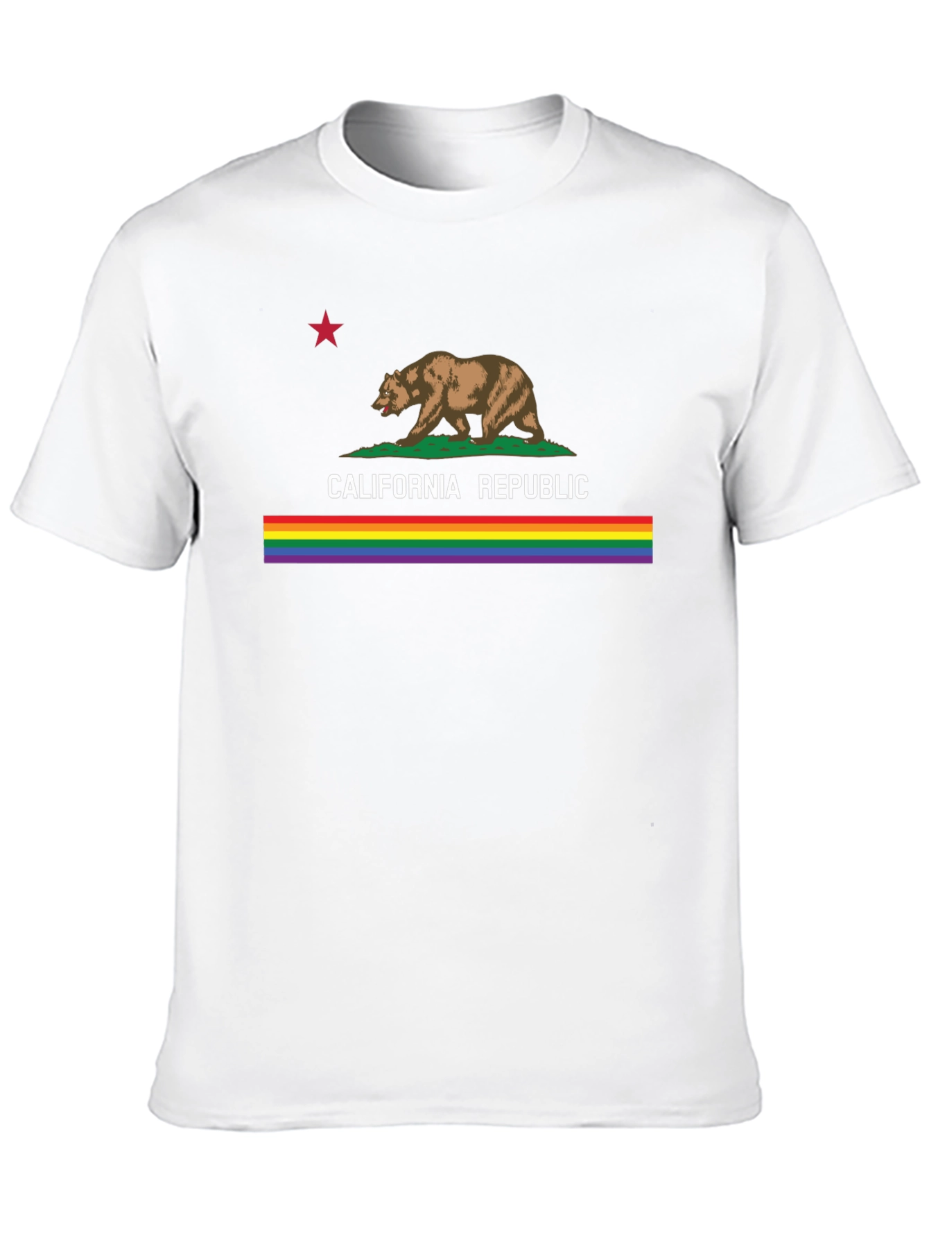 California Republic Rainbow Pride T-Shirt