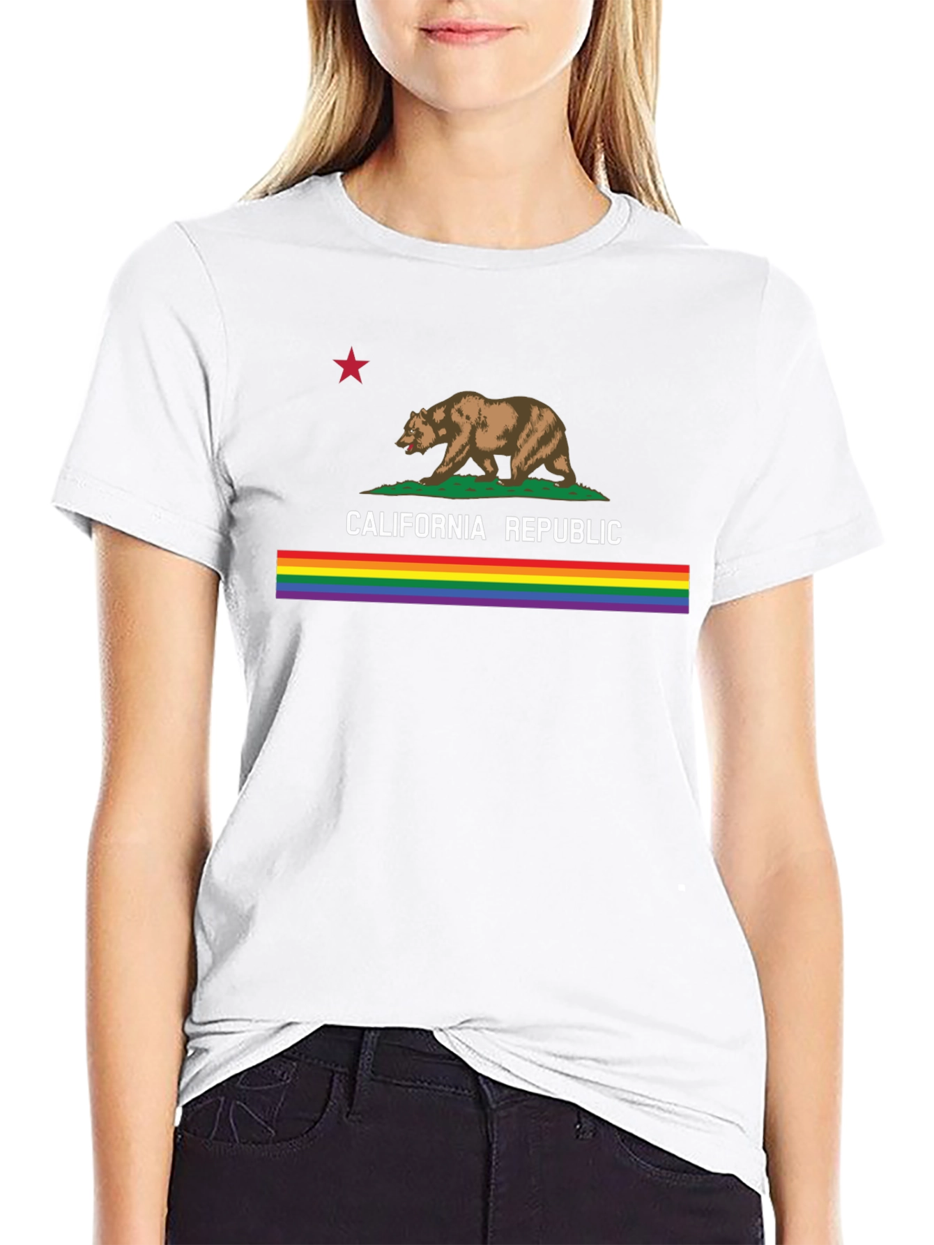 California Republic Rainbow Pride T-Shirt