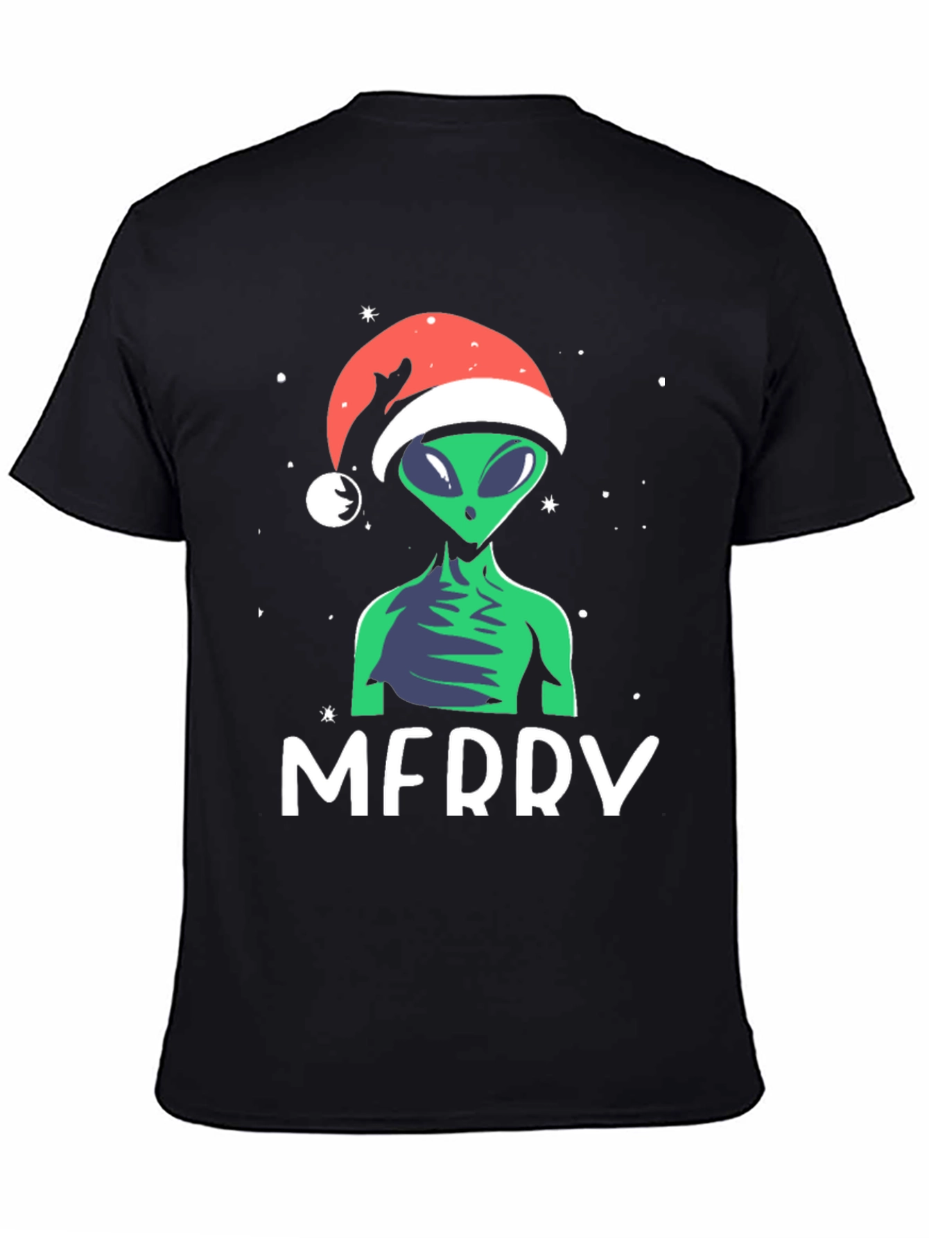 Merry Alien Christmas Holiday T-Shirt