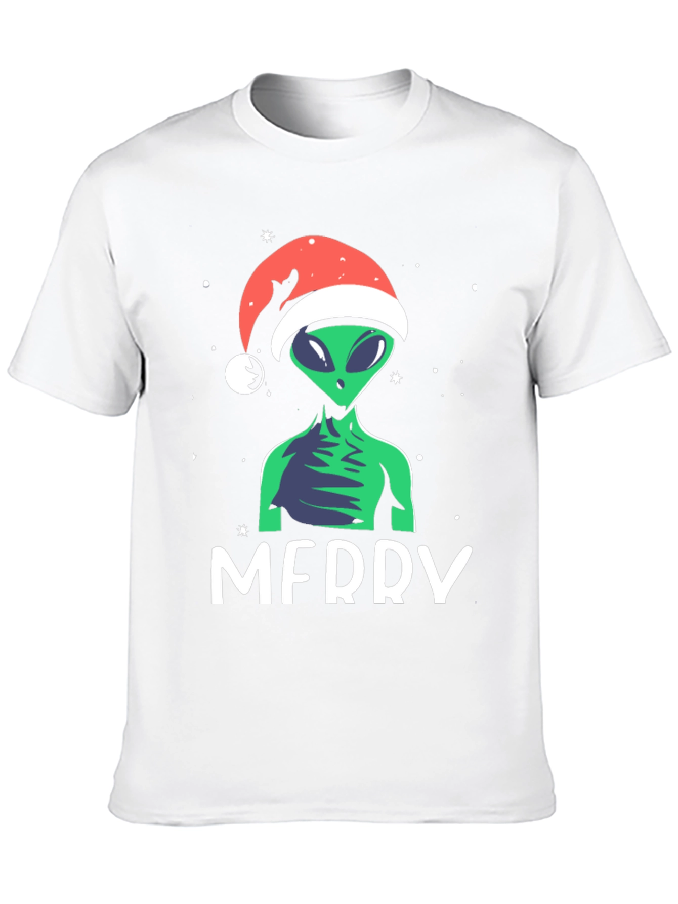 Merry Alien Christmas Holiday T-Shirt