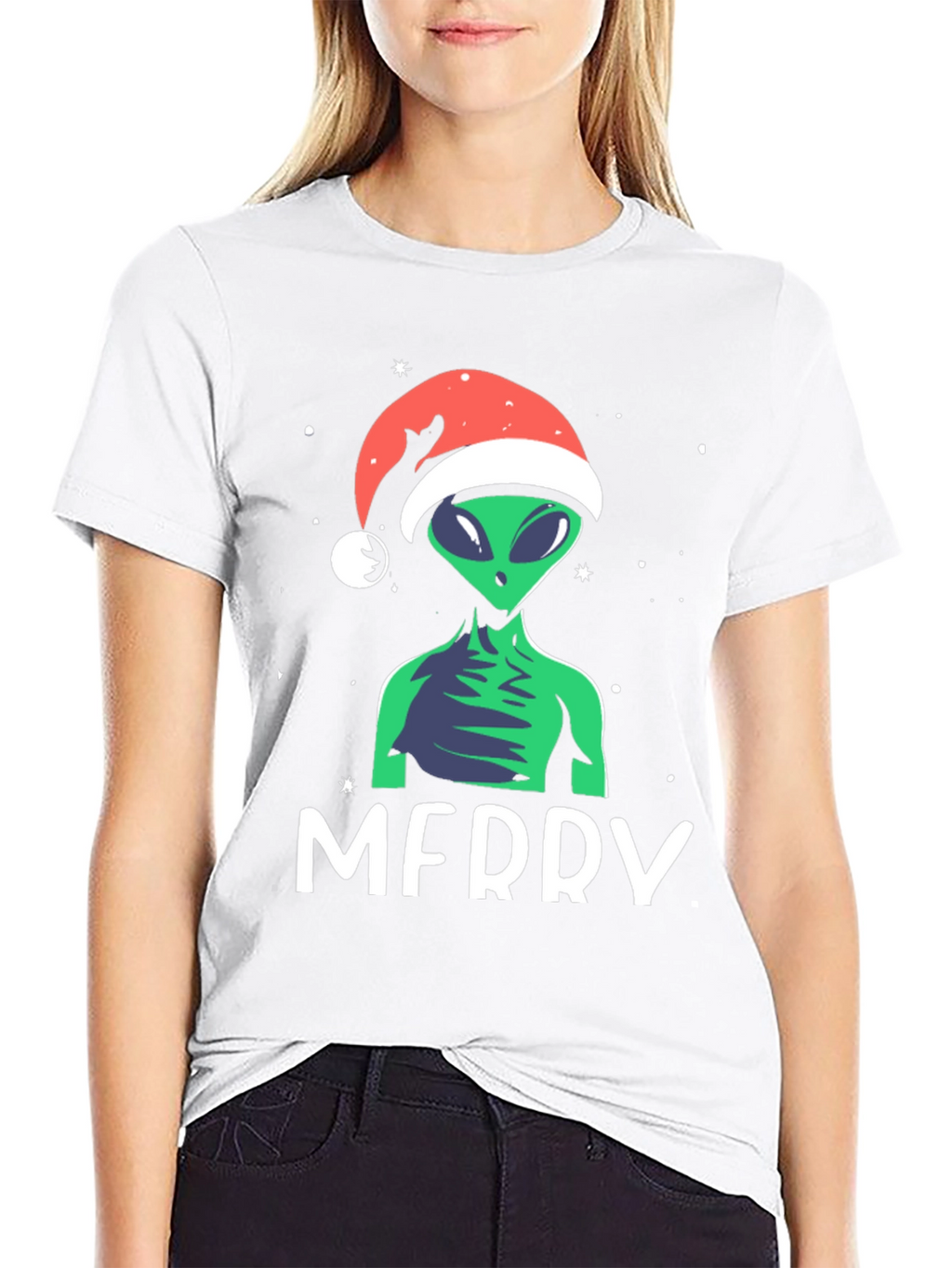 Merry Alien Christmas Holiday T-Shirt