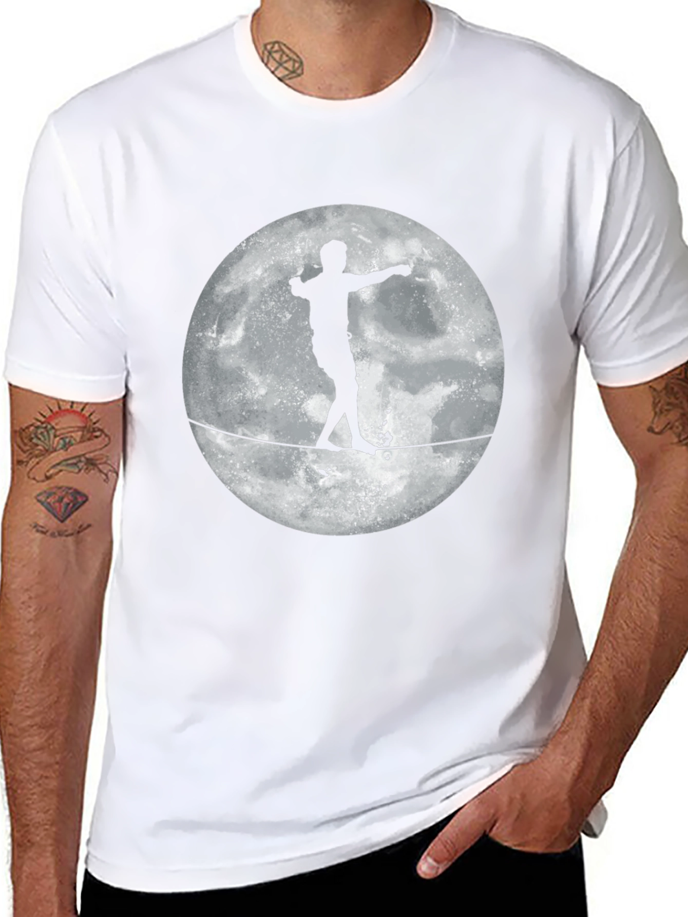 Moonwalker T-Shirt: Silhouette Graphic Tee