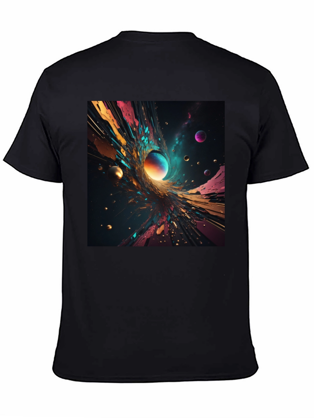 Abstract Universe Graphic T-Shirt