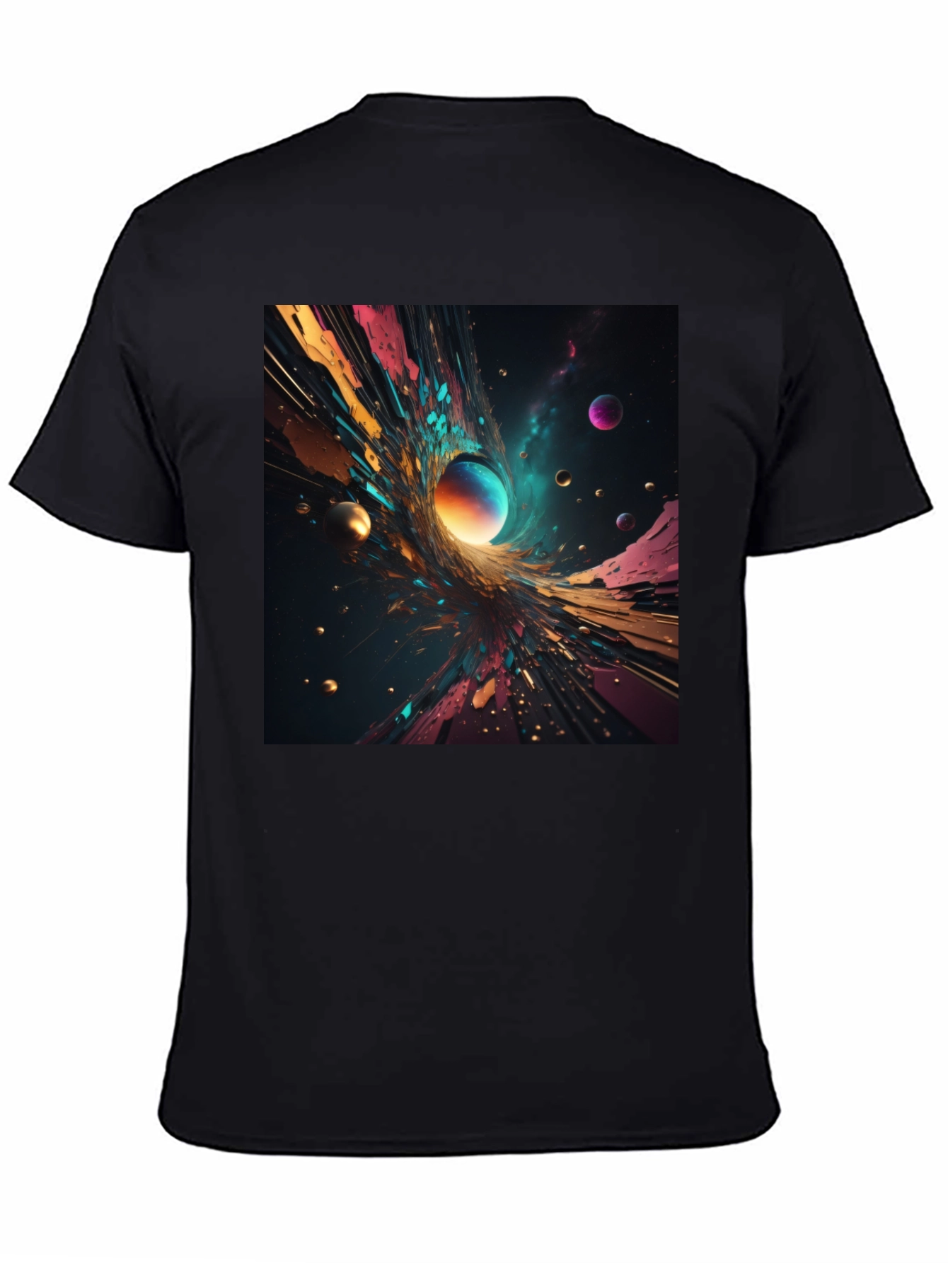 Abstract Universe Graphic T-Shirt