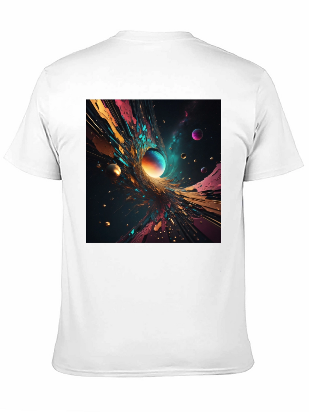 Abstract Universe Graphic T-Shirt