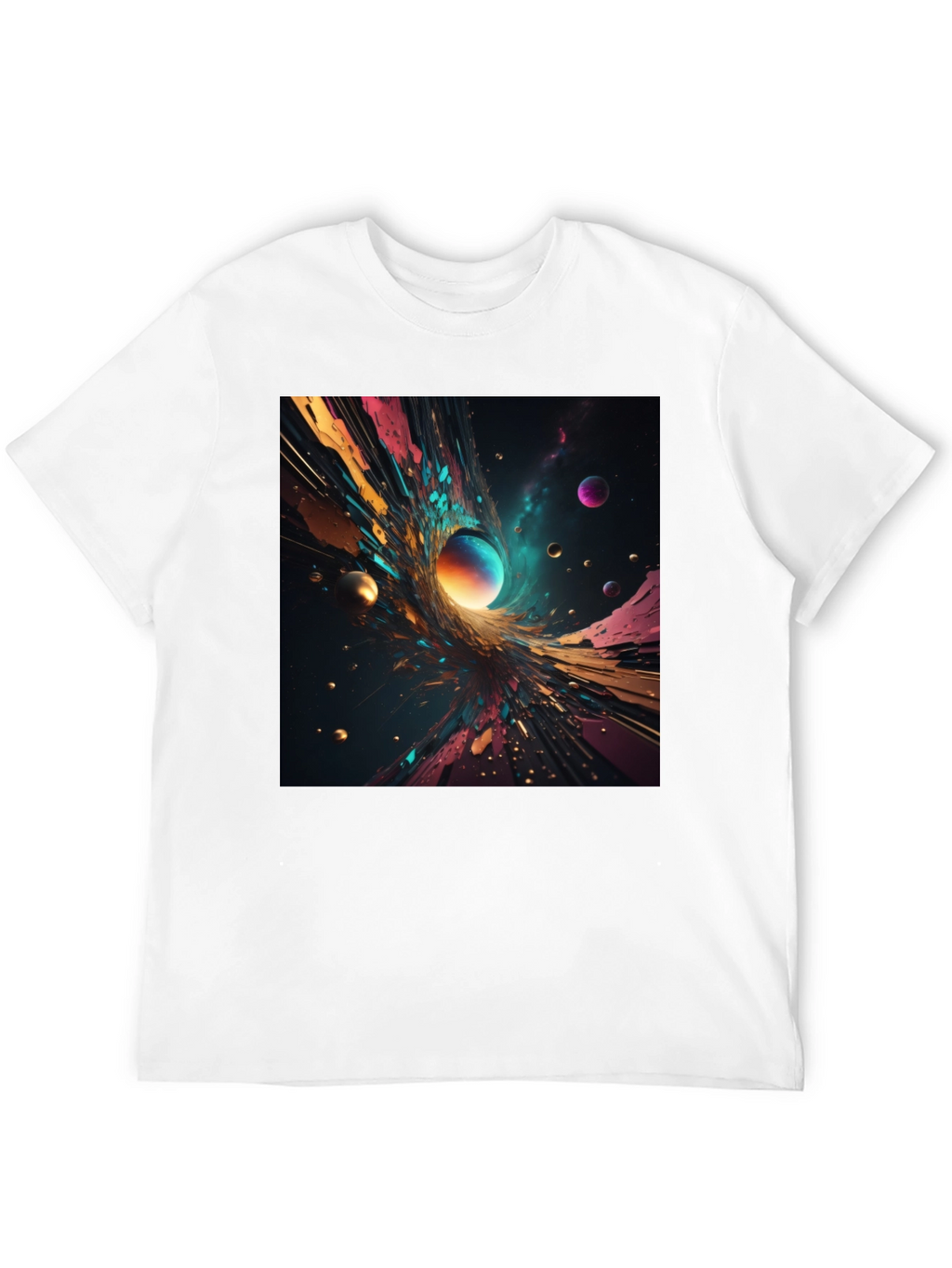 Abstract Universe Graphic T-Shirt