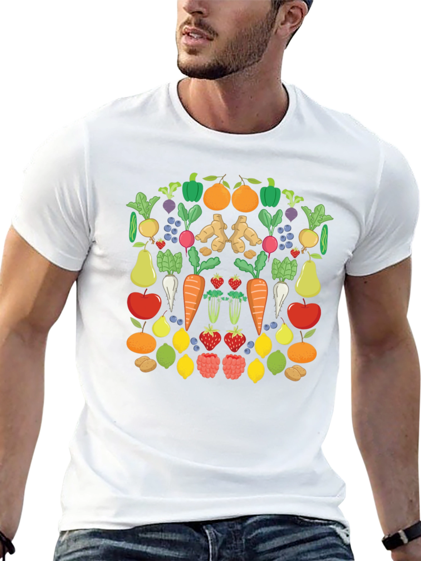 Fruit & Veggie T-Shirt - Healthy Lifestyle Tee