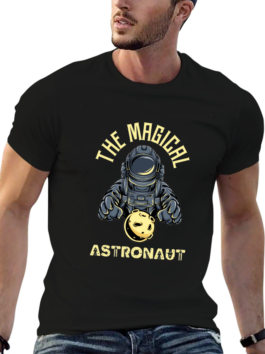 Magical Astronaut Graphic T-Shirt