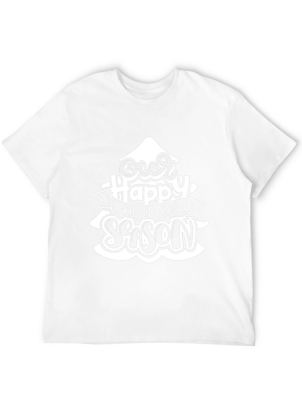 Holiday Season Graphic Tee - Black