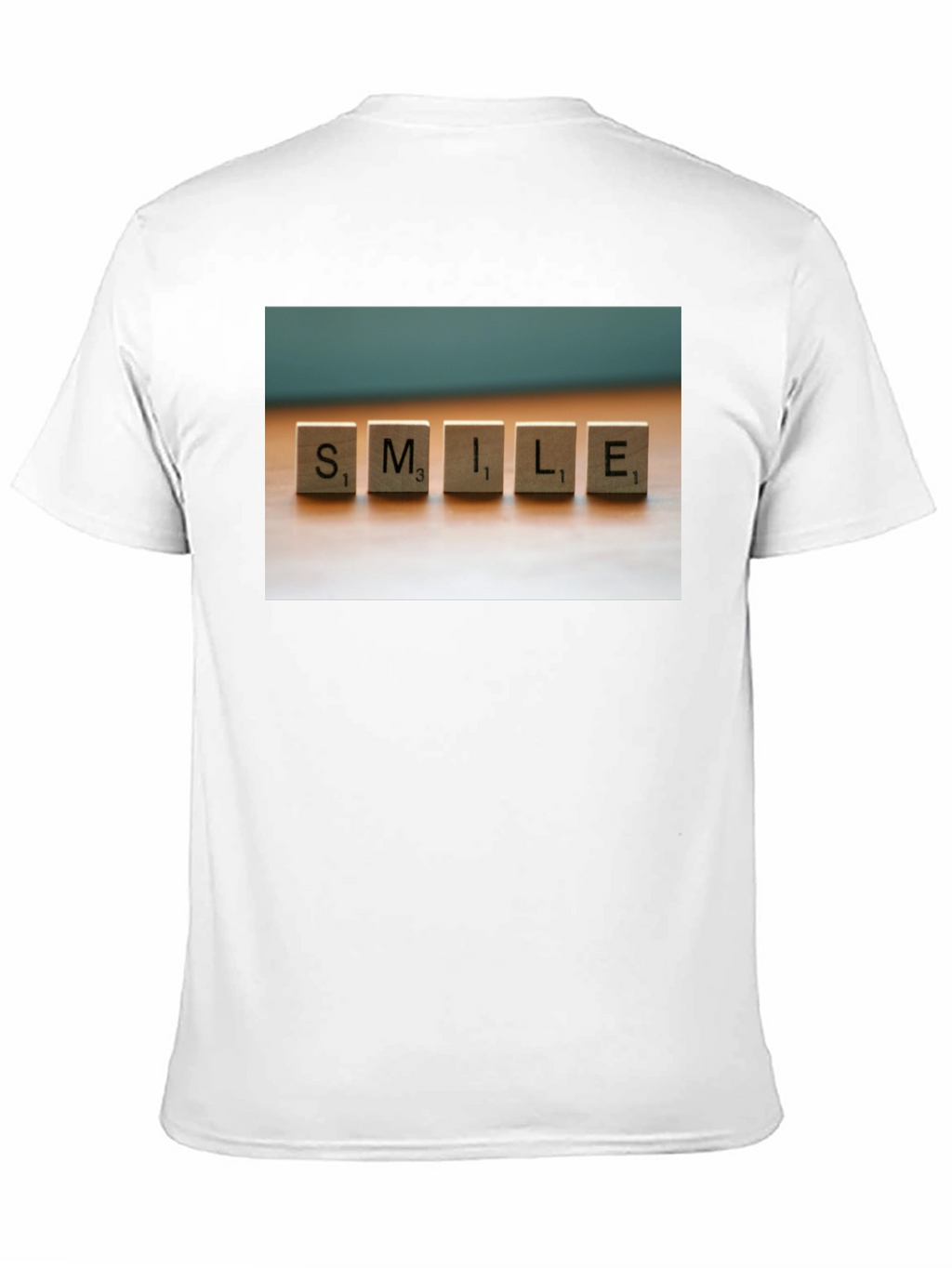 Smile Scrabble Tile Graphic T-Shirt