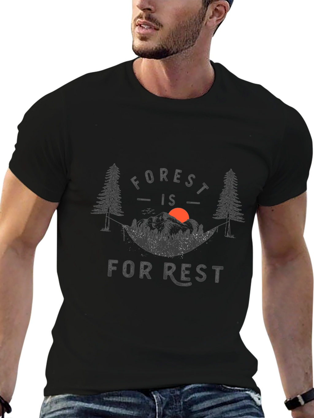 Forest is For Rest Graphic T-Shirt