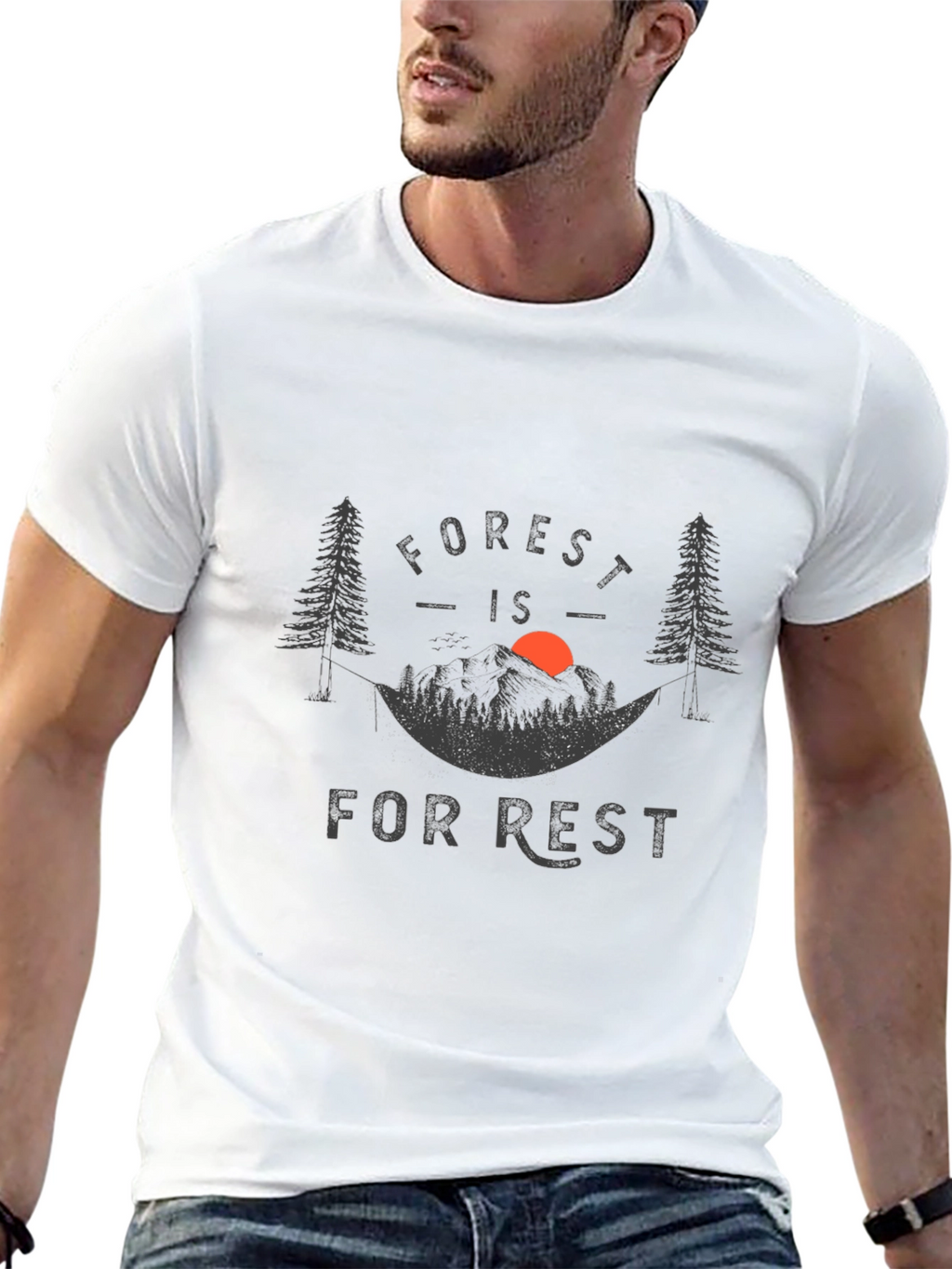 Forest is For Rest Graphic T-Shirt