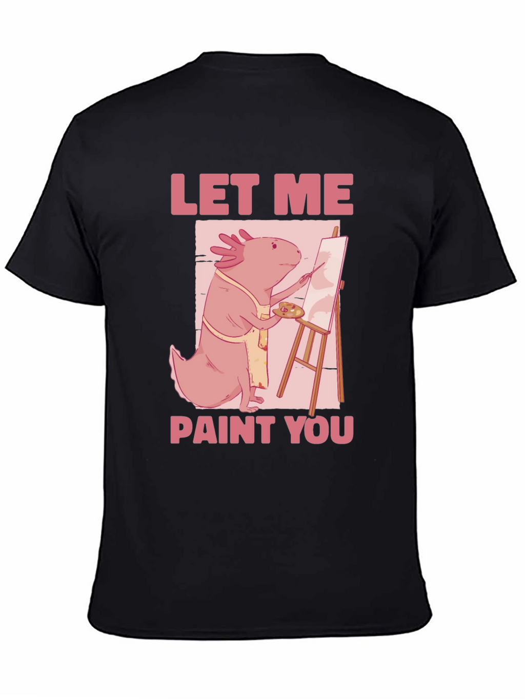 Axolotl Artist Graphic Tee - Let Me Paint You