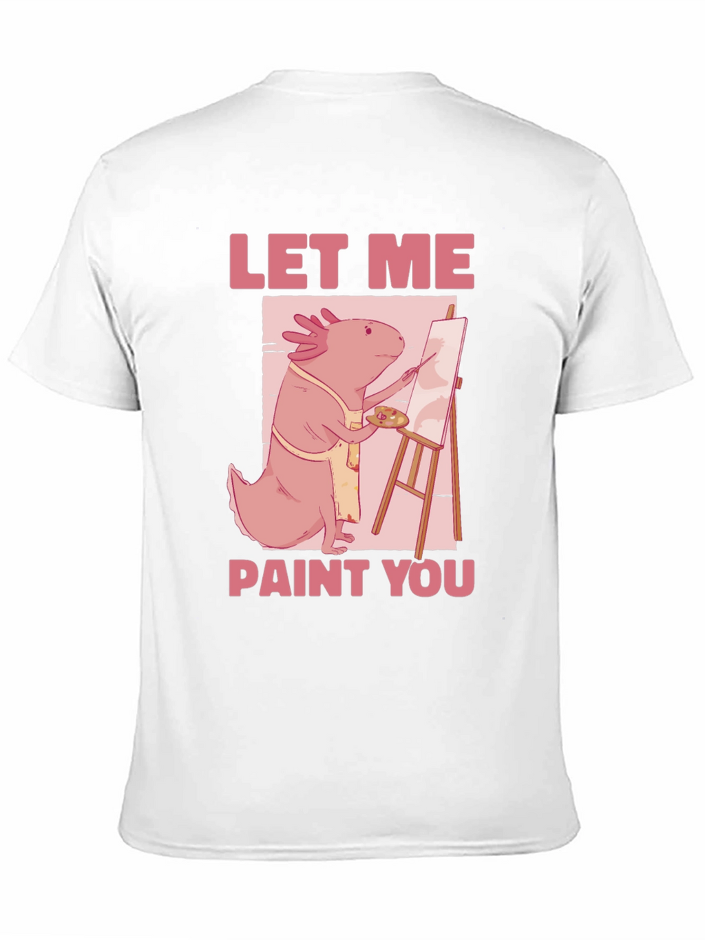 Axolotl Artist Graphic Tee - Let Me Paint You