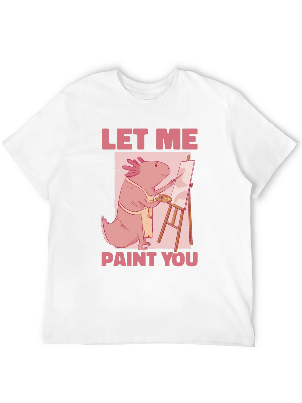 Axolotl Artist Graphic Tee - Let Me Paint You