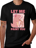 Axolotl Artist Graphic Tee - Let Me Paint You