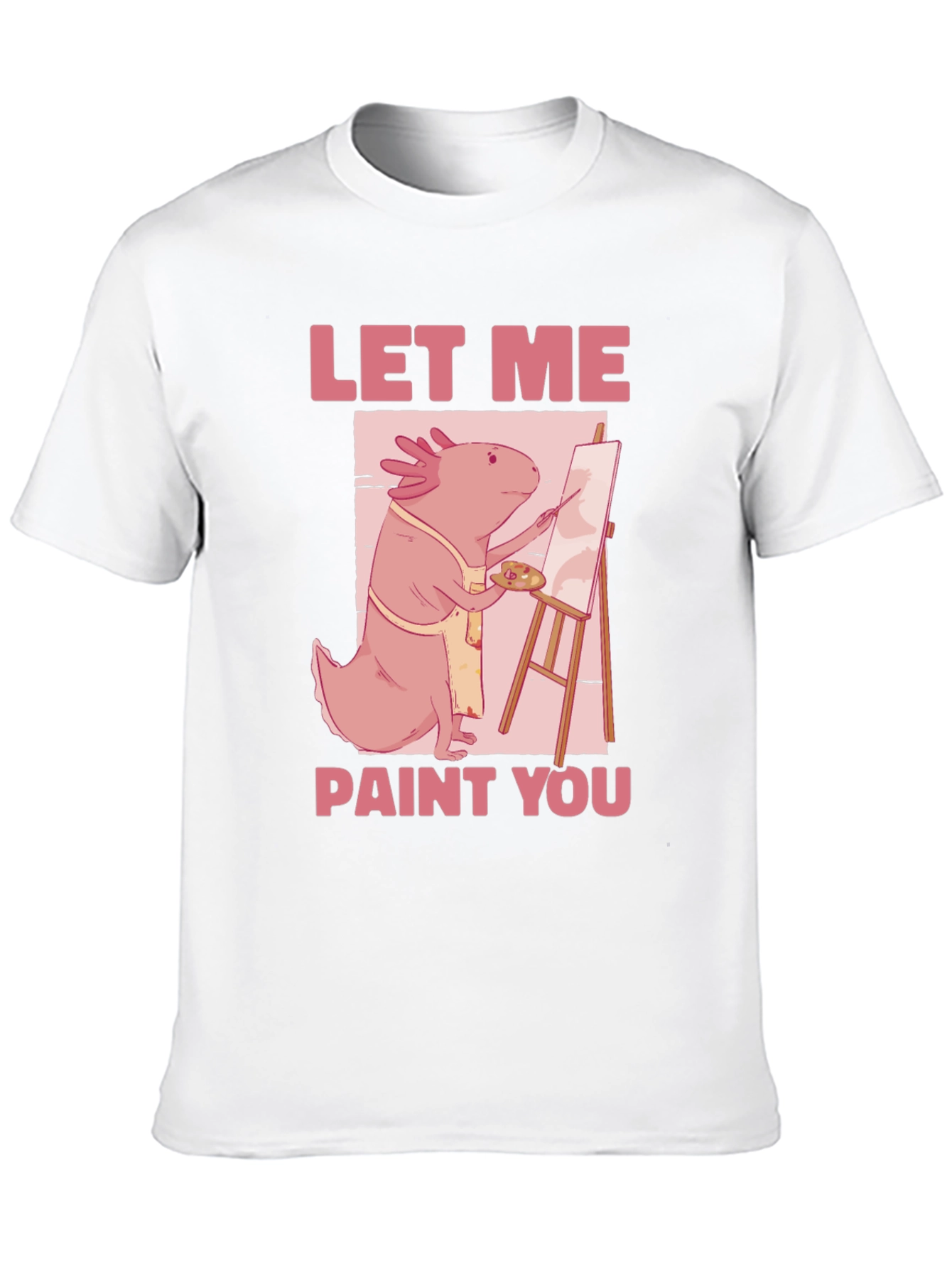 Axolotl Artist Graphic Tee - Let Me Paint You