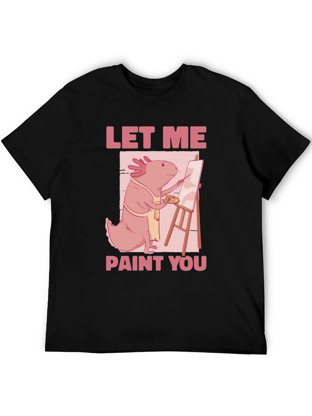 Axolotl Artist Graphic Tee - Let Me Paint You
