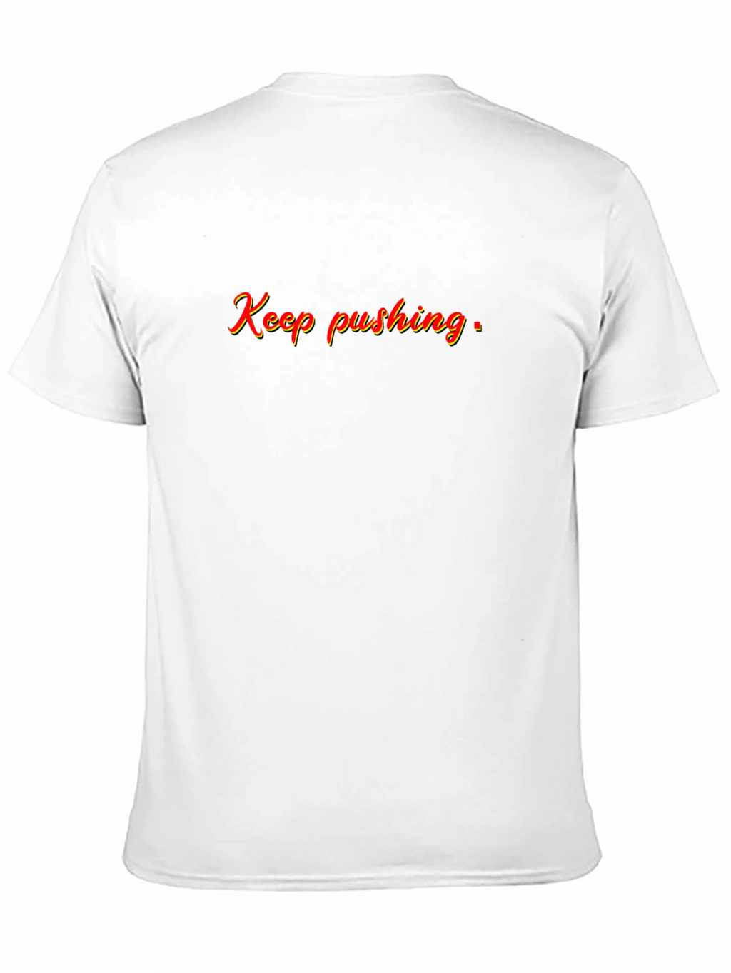Keep Pushing Black Graphic Tee