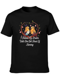I Chased My Dream Bird Couple Graphic Tee