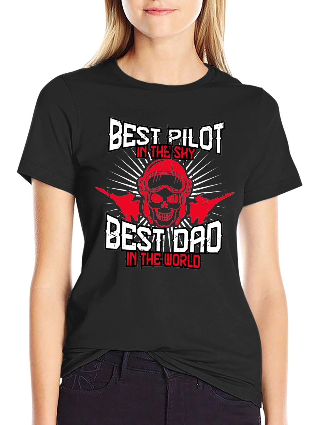 Best Pilot Dad T-Shirt - Sky Lover Gift