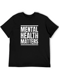 Mental Health Matters Black T-Shirt