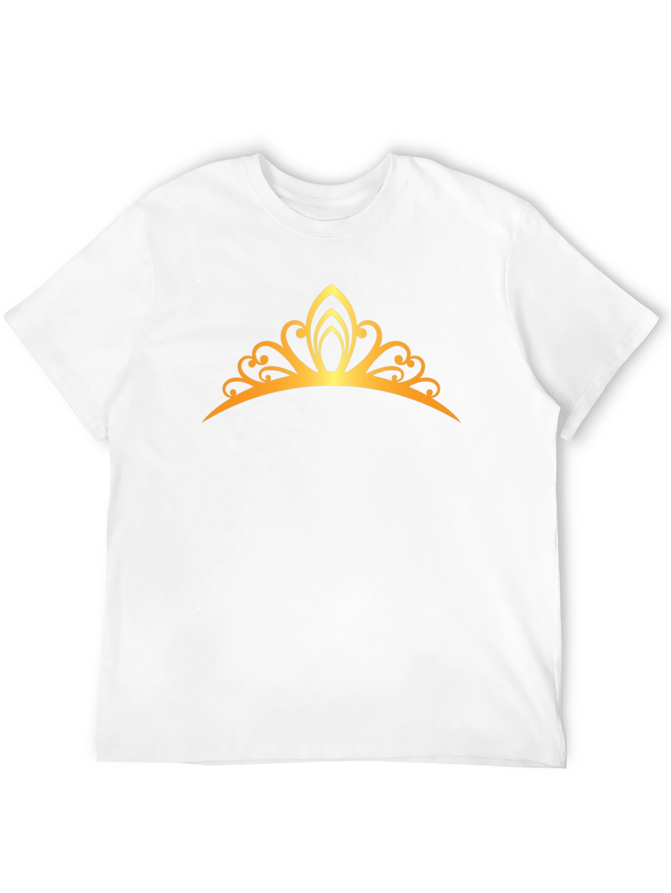 Golden Crown Graphic Black T-Shirt