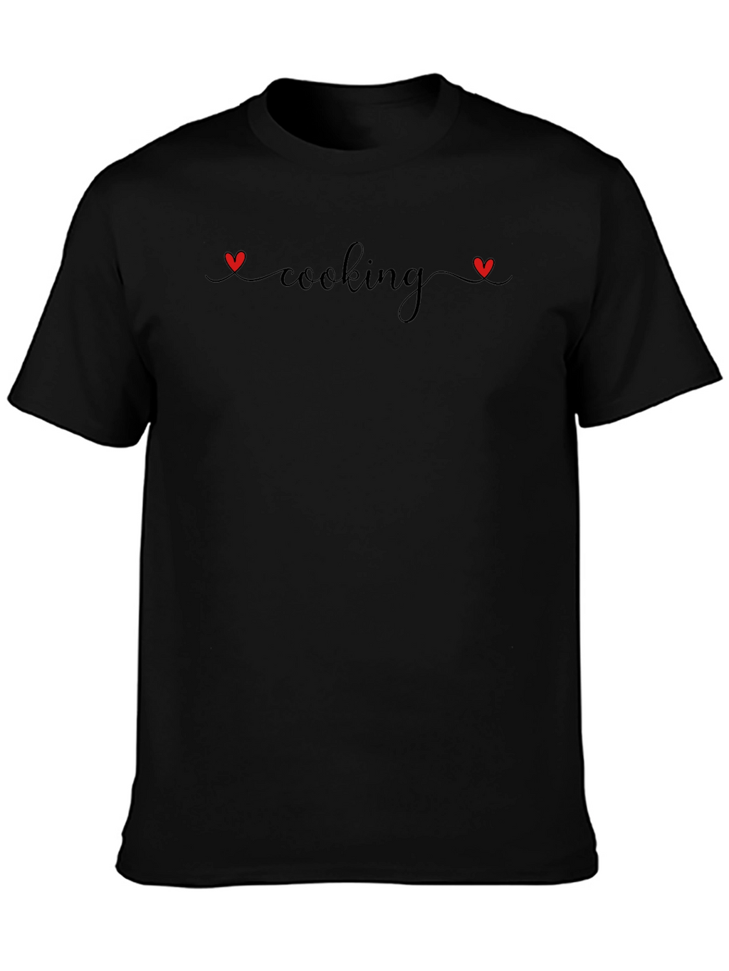 Cooking with Love T-Shirt - Black