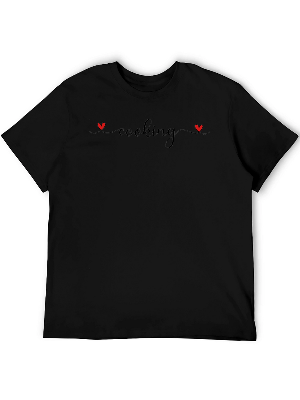 Cooking with Love T-Shirt - Black