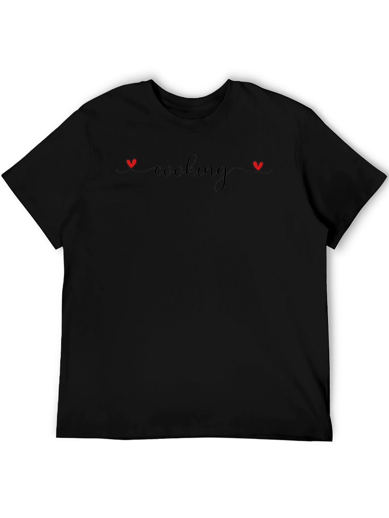 Cooking with Love T-Shirt - Black