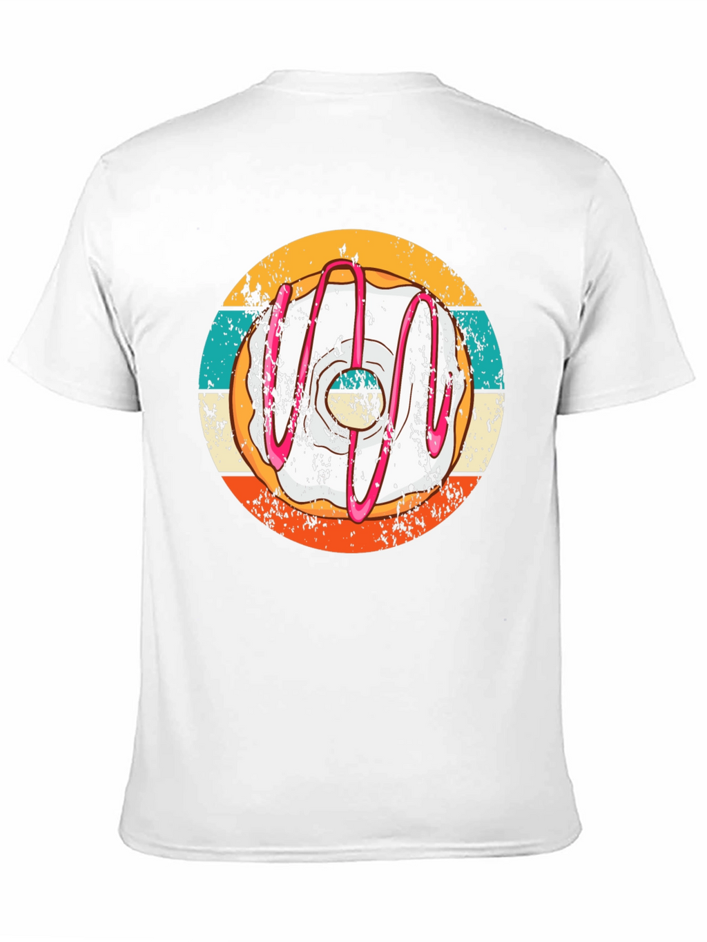 Retro Donut T-Shirt - Unique Graphic Tee
