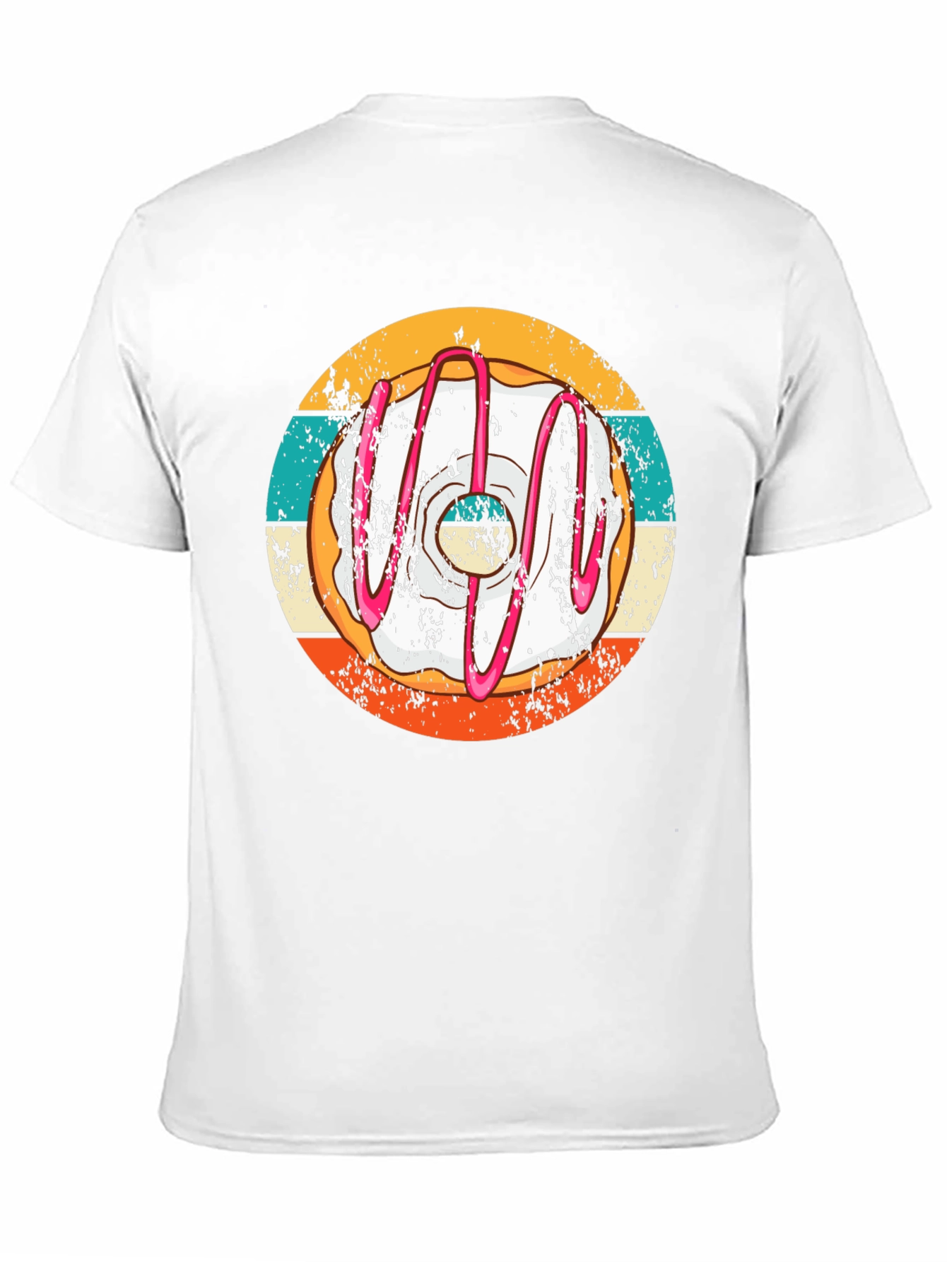 Retro Donut T-Shirt - Unique Graphic Tee