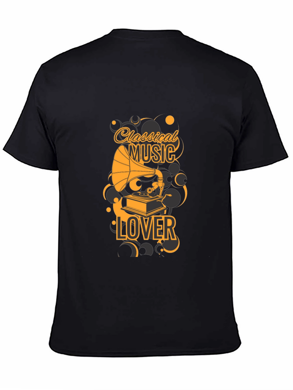Classical Music Lover Black T-Shirt